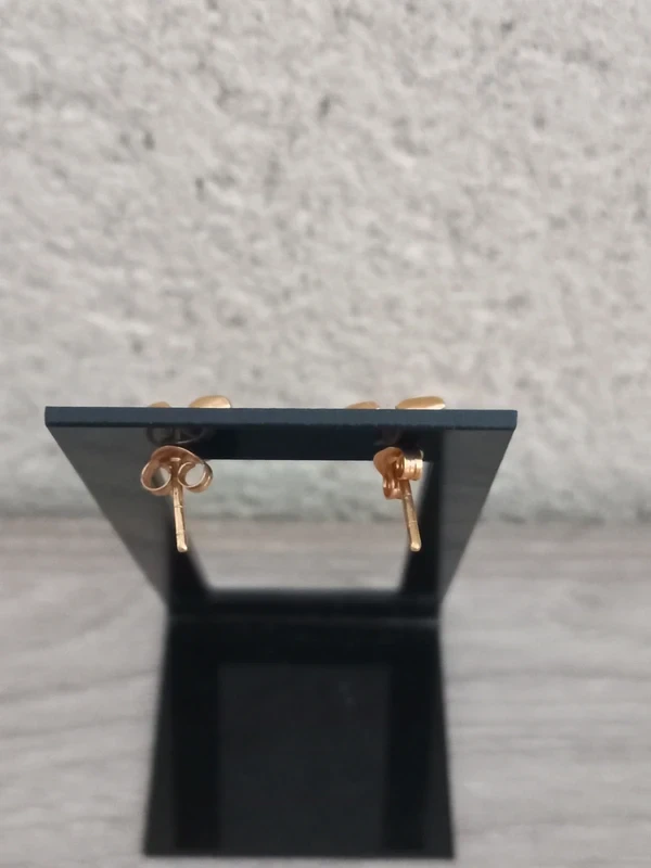 Par de Aretes de Clavo "V" – photo 2